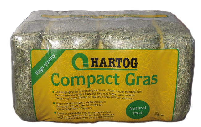 Hartog compact gras product en verpakking